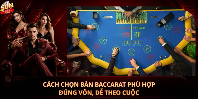 Cách Chọn Bàn Baccarat Phù Hợp – Đúng Vốn, Dễ Theo Cuộc